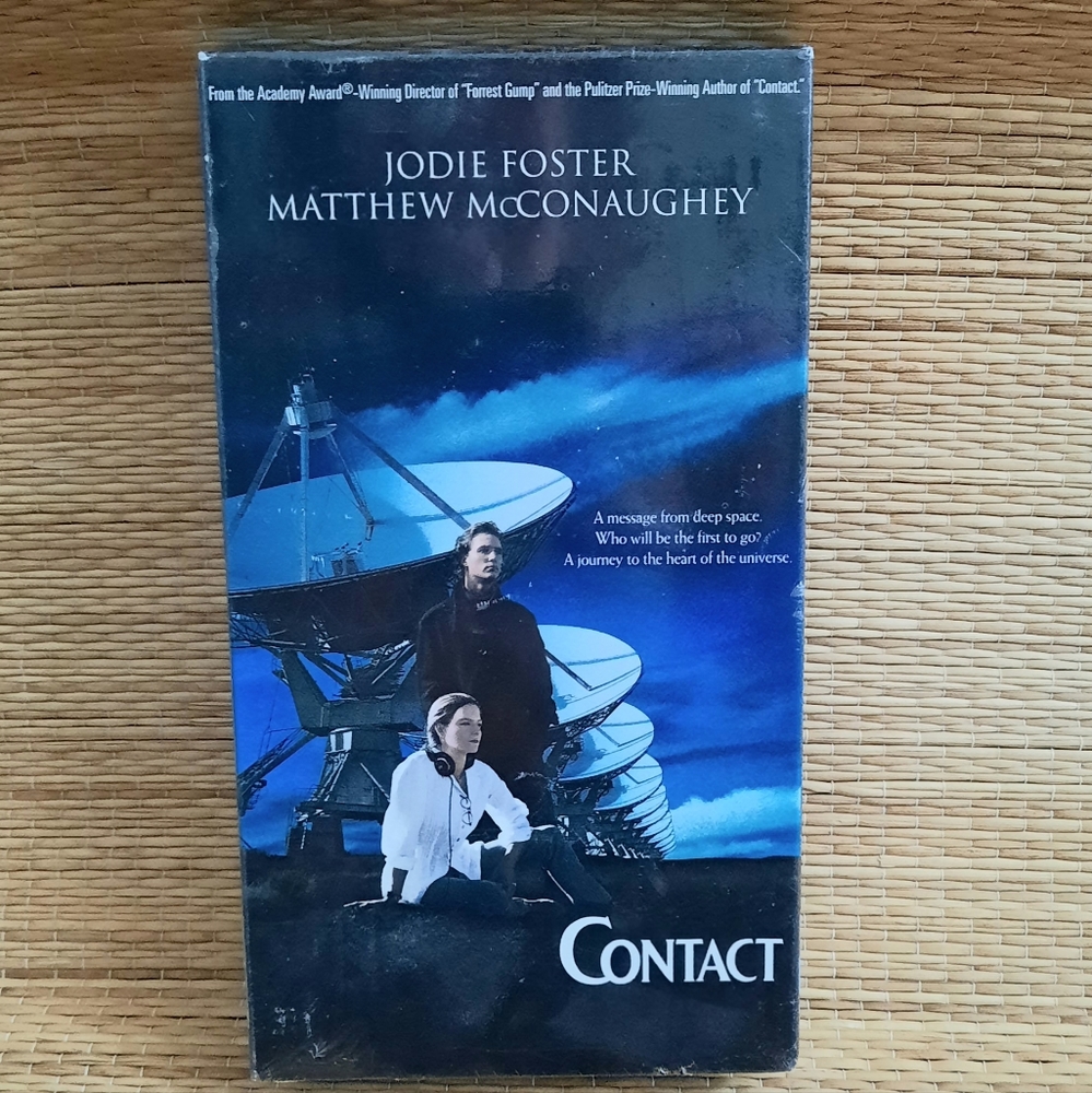 Contact- Jodie Foster, VHS CASSETTE TAPE-NEW